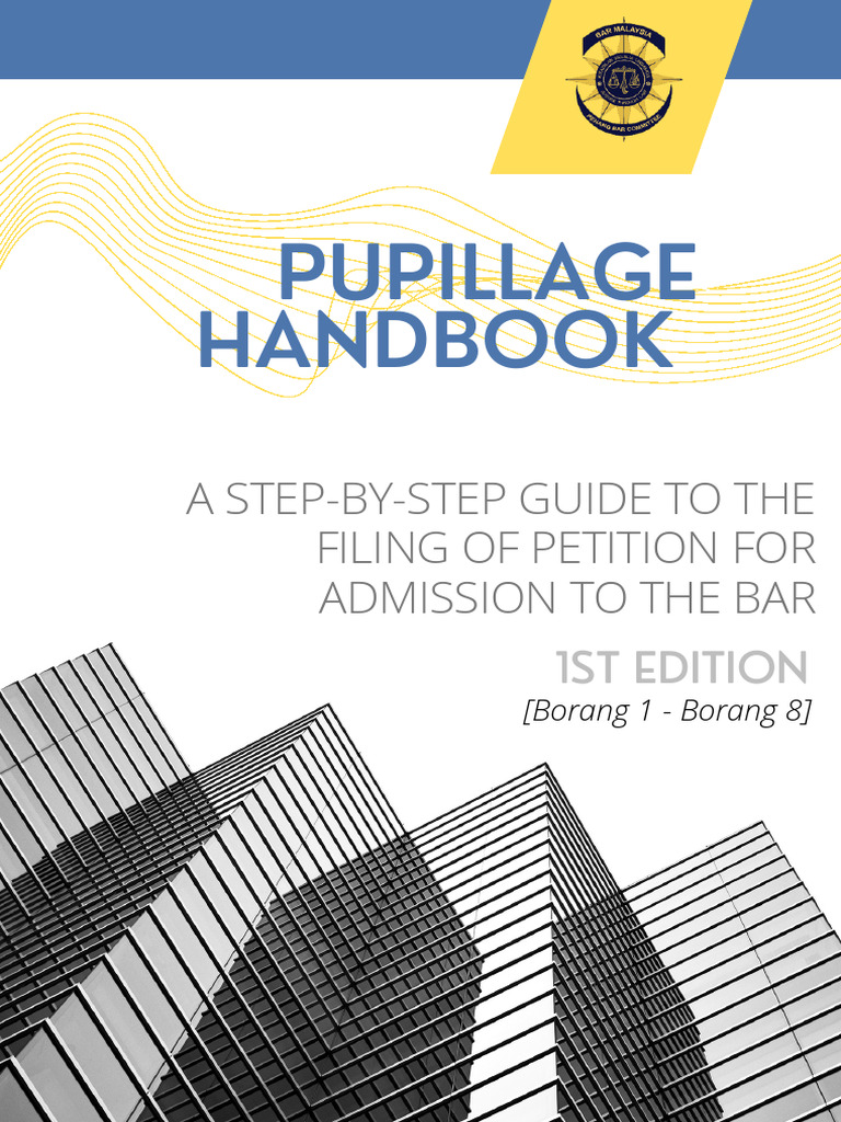 Latest Pupillage Handbook Pdf