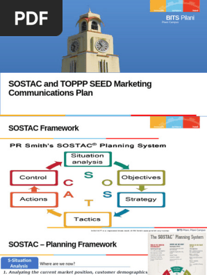 SOSTAC & TOPPSEED Marketing Communications Plan