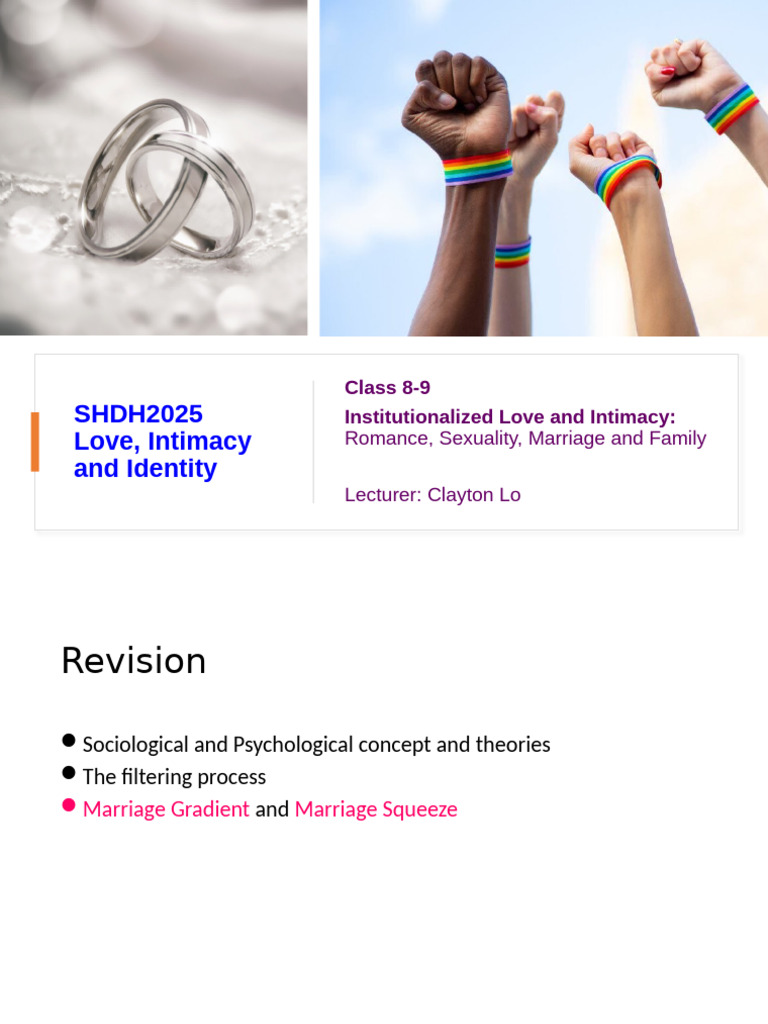 L8 Marriage and Family Teacher Ver | PDF | Gender Studies | Gender