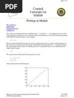 Plotting in Matlab: Plot Aesthetics Subplotting Changing The Axis Adding Text