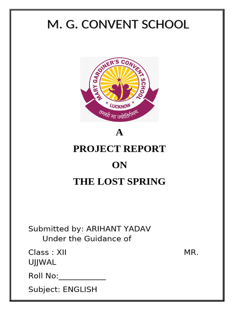 Practical File Cover Page | PDF