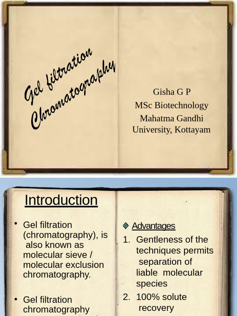 Advantages of Gel Filtration Chromatography | PDF | Chromatography ...