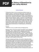 Download A Short History of Byzantium by John Julius Norwich - Byzantium the Empire That Saved Western Culture by laceyh651 SN78283675 doc pdf