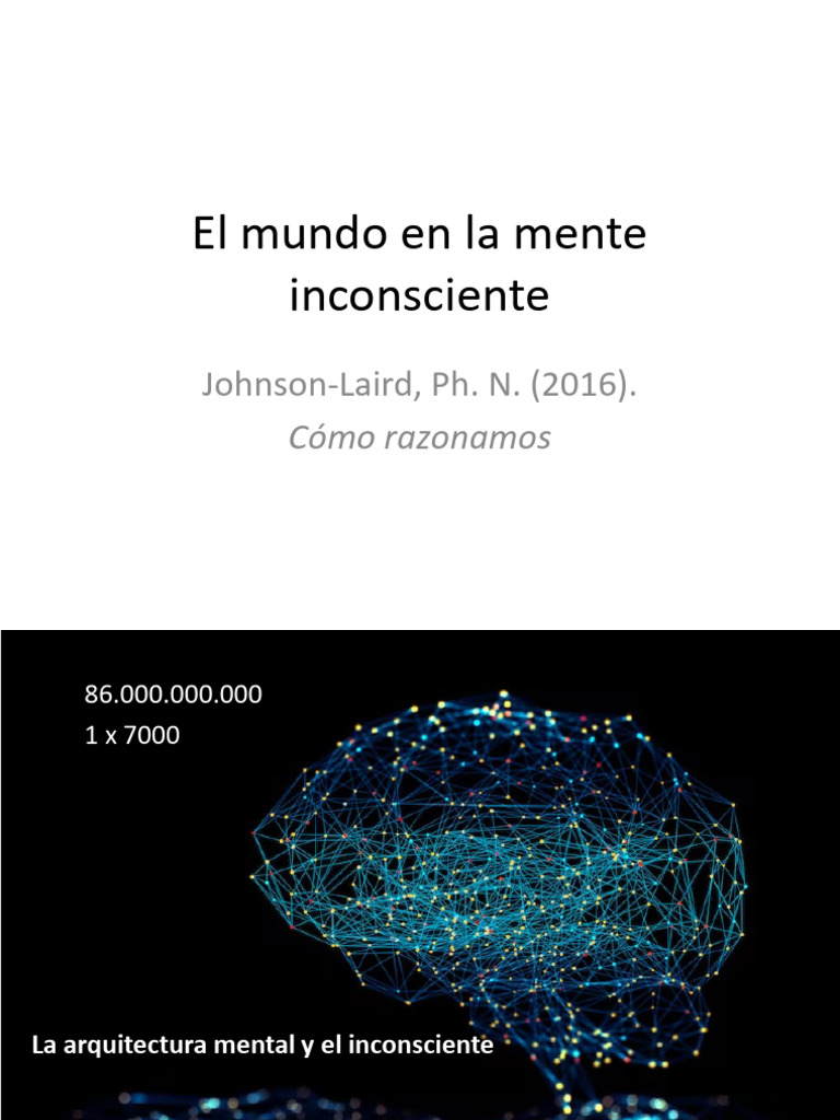 6 - Mundo en Mente Inconsciente - Johnson-Laird 2022-23-2 Sesiones ...