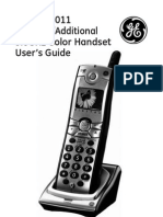 Model 28011 Optional/Additional 5.8Ghz Color Handset User'S Guide