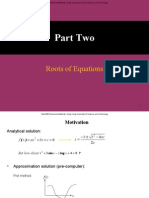 Part Two: Roots of Equations