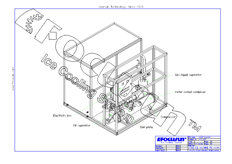 Cube Ice Machine FIC-50WS Technical Scheme-3 | PDF