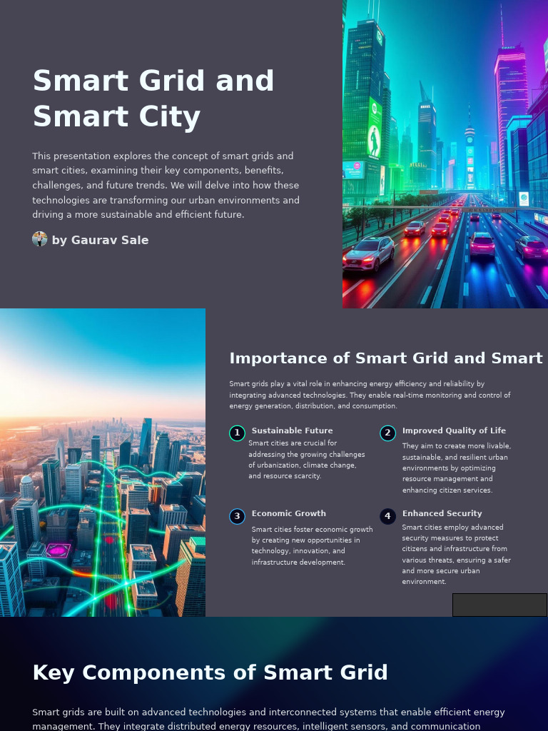 Smart Grids: Key to Sustainable Cities | PDF | Smart Grid | Electrical Grid