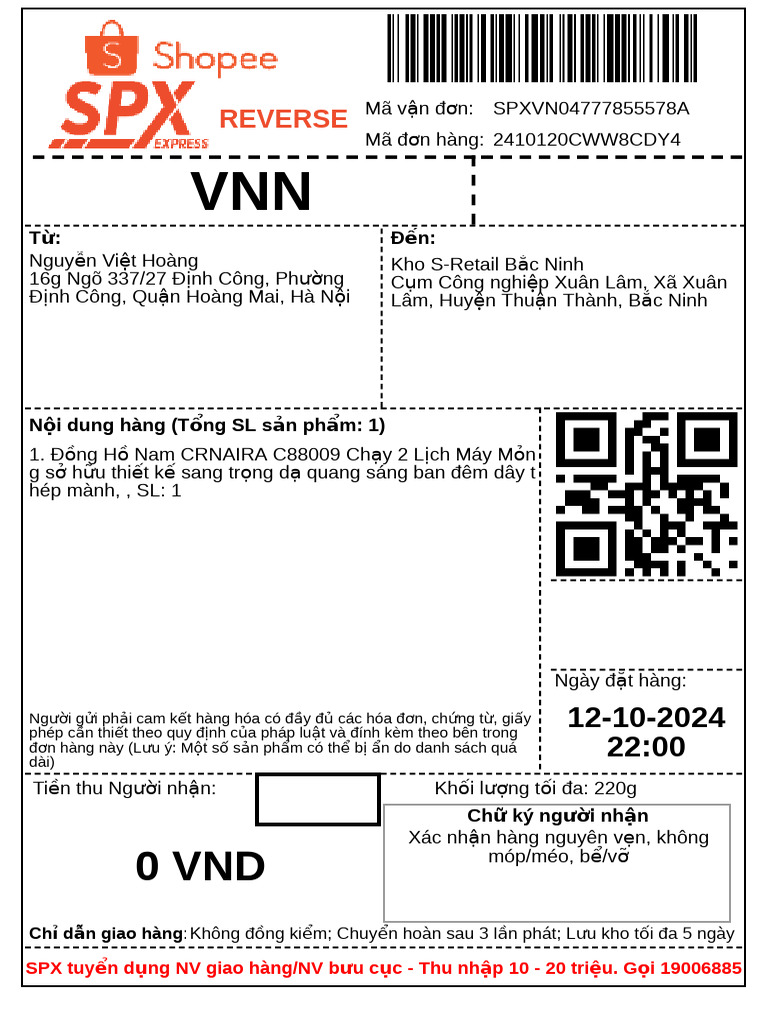 Get Return Label | PDF