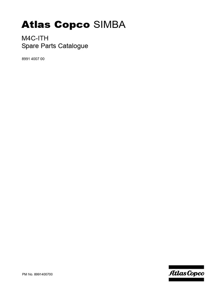 Atlas Copco: Simba | PDF