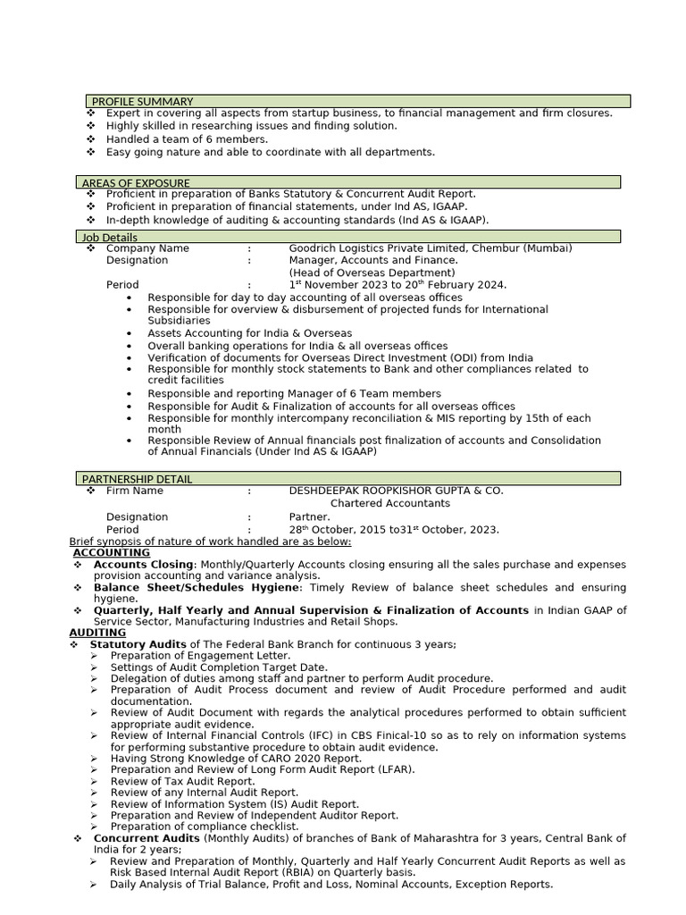 Finance & Audit Career Overview | PDF | Audit | Auditor's Report