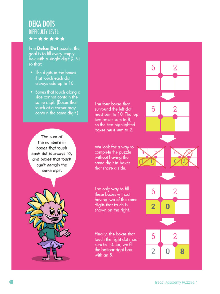 Deka Dot Puzzle Solutions Guide | PDF | Puzzles