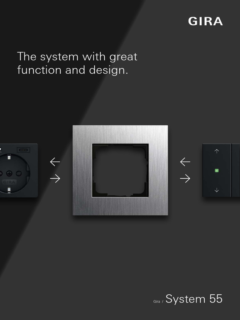 Gira System 55: Versatile Smart Solutions | PDF | Lighting | Air ...