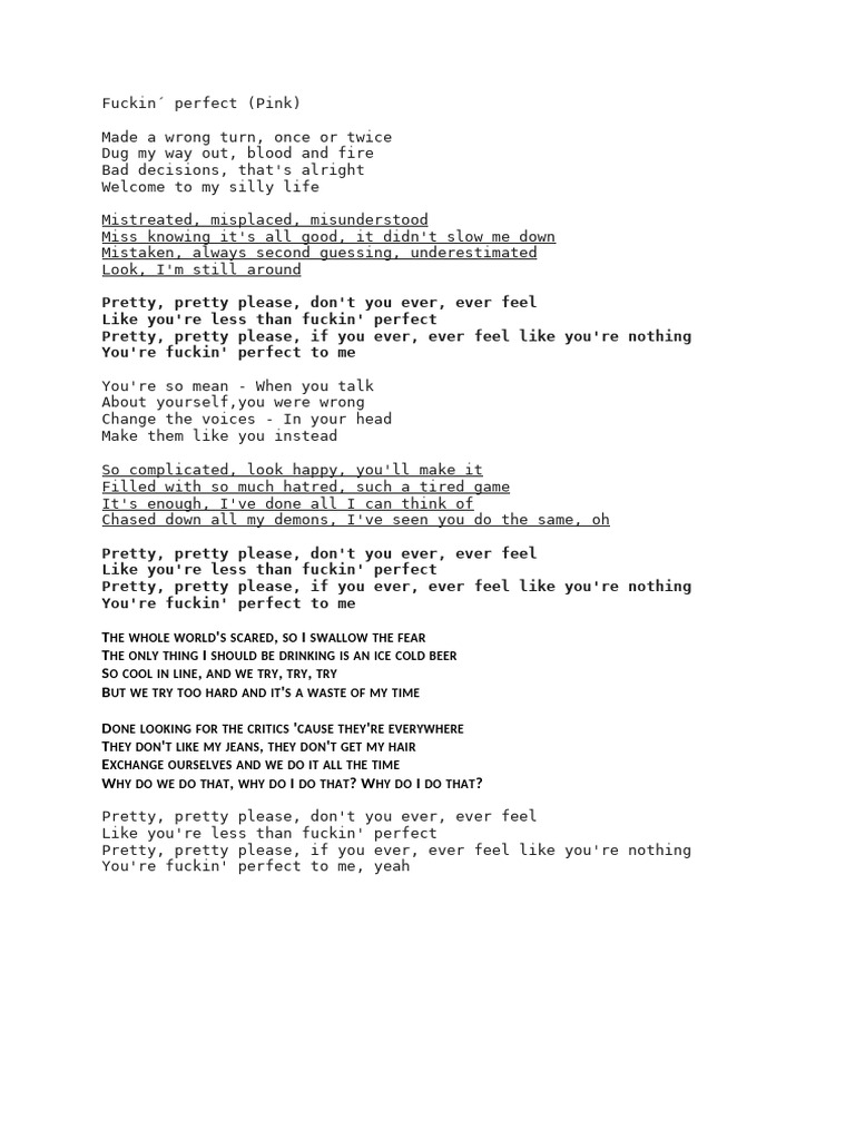 Pink - Perfect | PDF