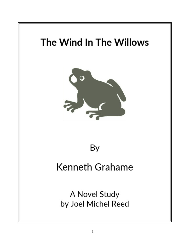 The Wind in The Willows Novel Study Preview | PDF | The Wind In The ...