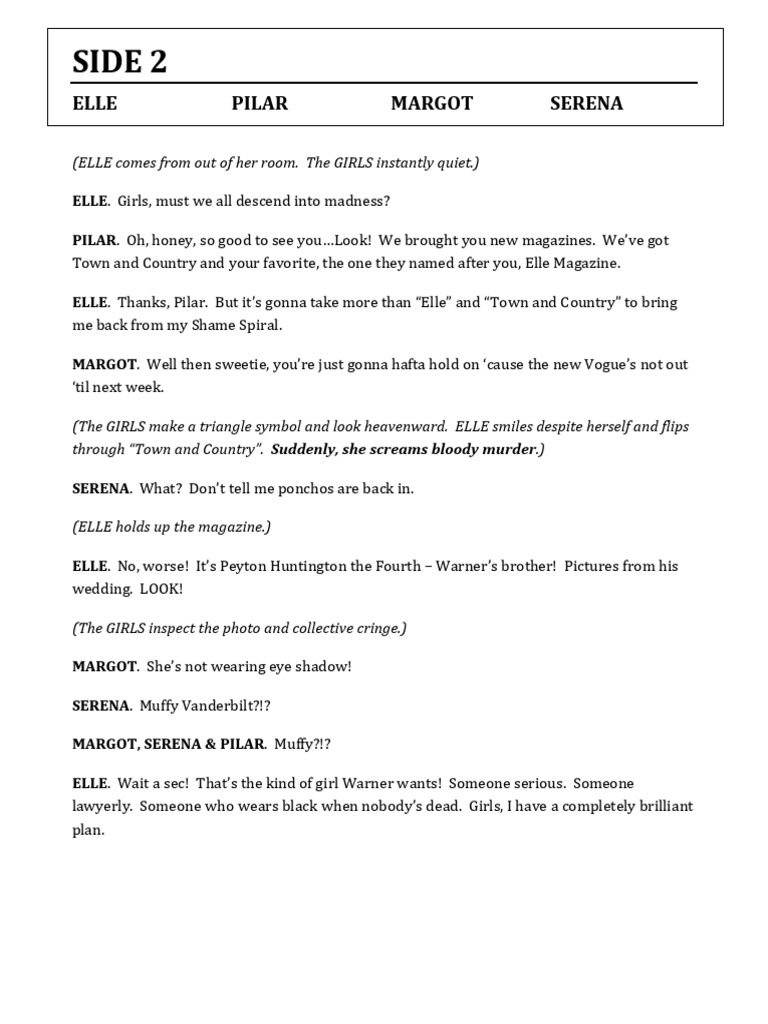 Legally Blonde Sides Pdf