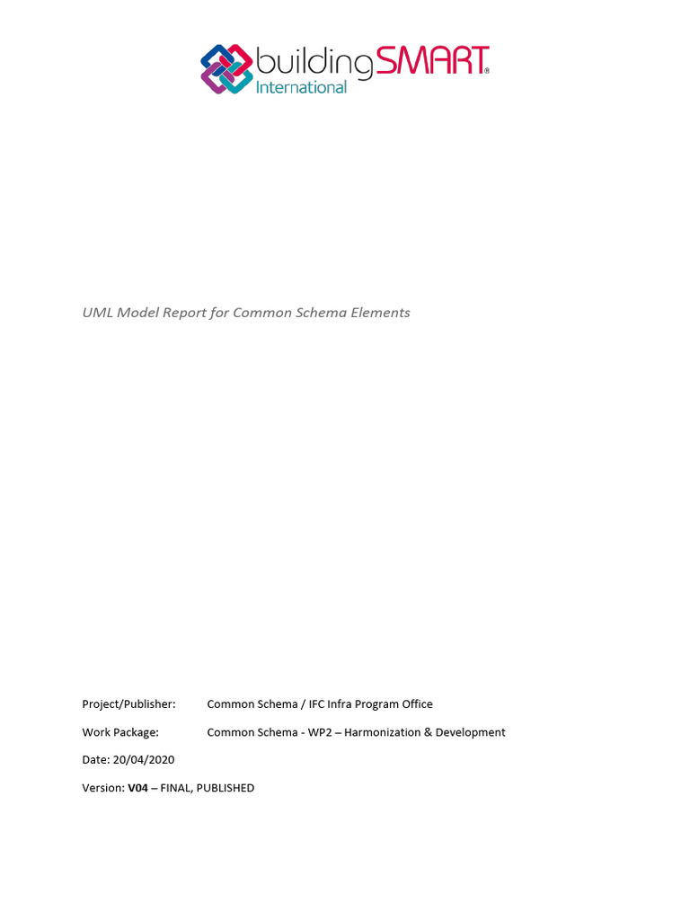 IR-CS-WP2-UML - Model - Report - Part 2 - Common Schema | PDF ...