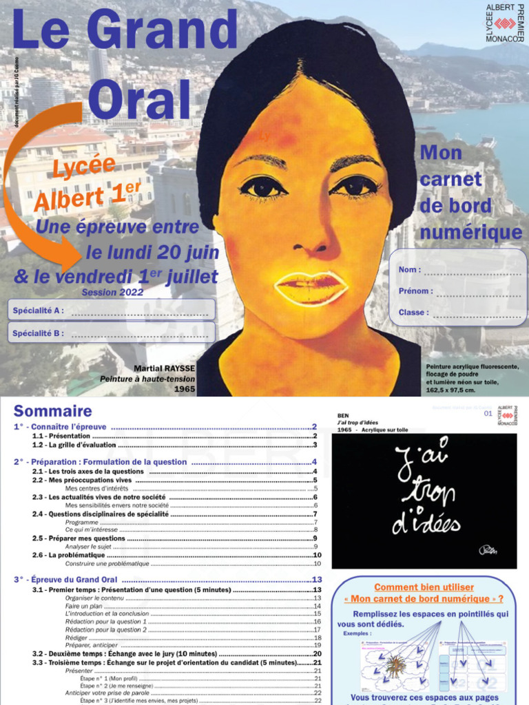 Carnet de bord num rique go 2022 pdf