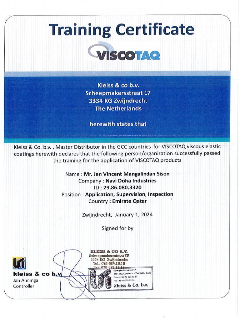 6.sample Certificate - 2 | PDF