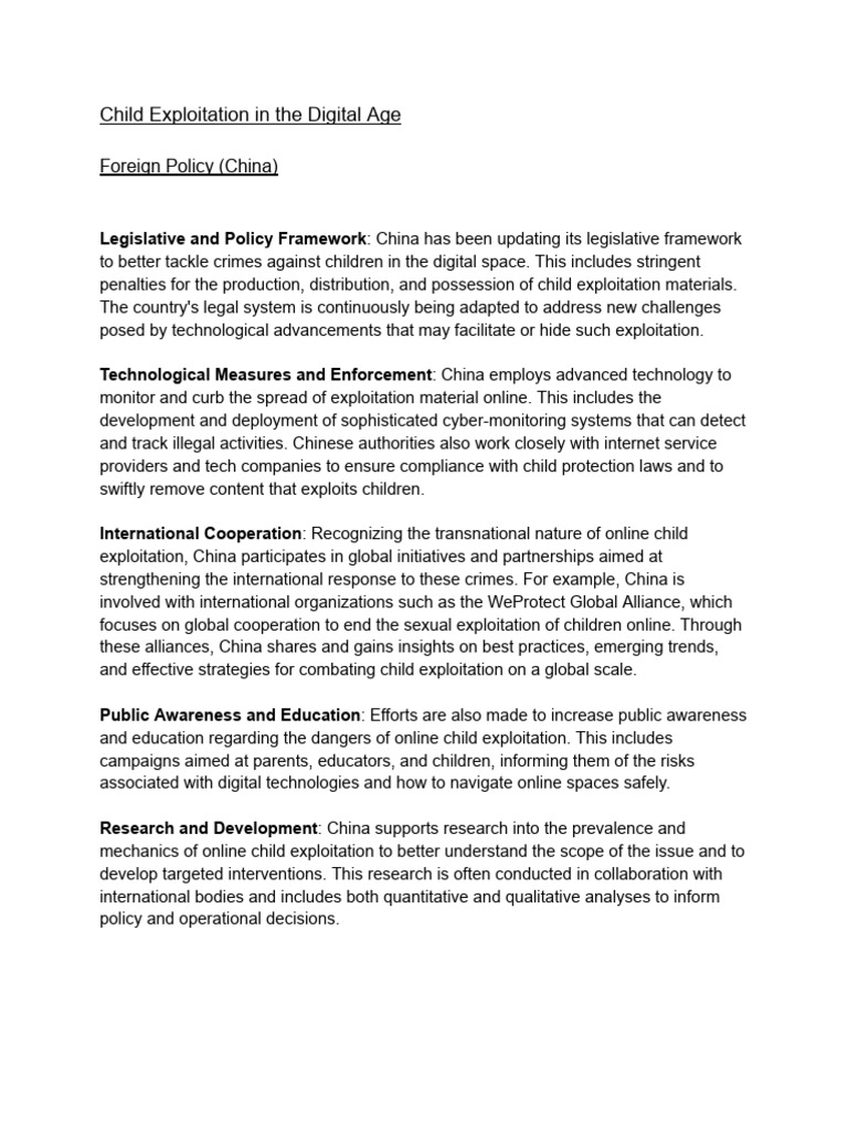 Child Exploitation in The Digital Age | PDF | Human Trafficking | Backpage