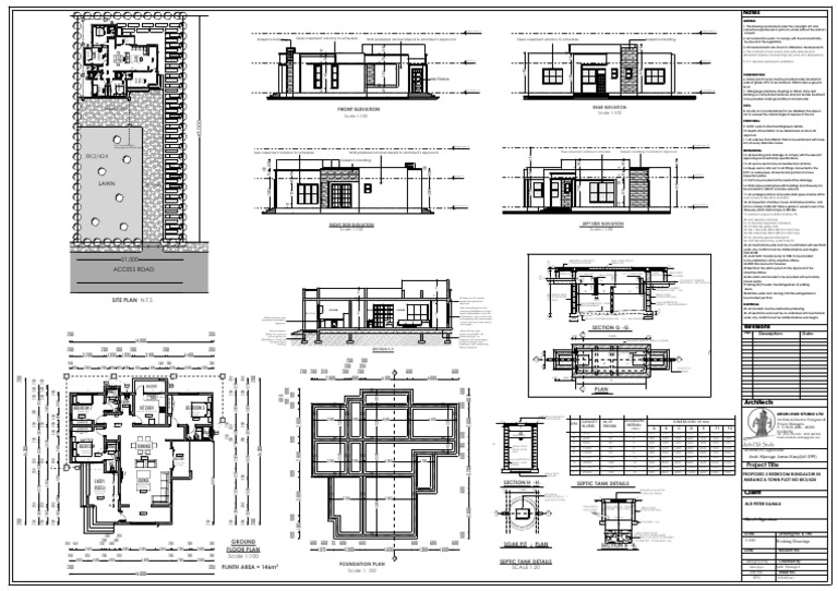 Architectural Drawing Specifications | PDF | Buildings And Structures ...
