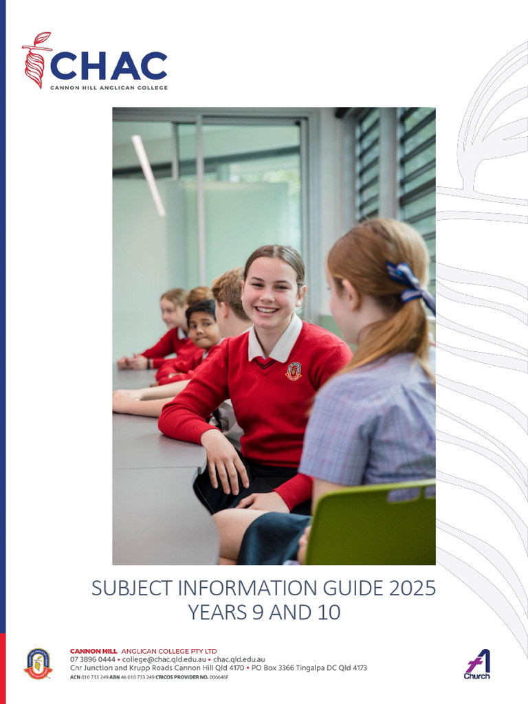 Year 9 And 10 Subject Information Guide 2025 Pdf Geography Oceans