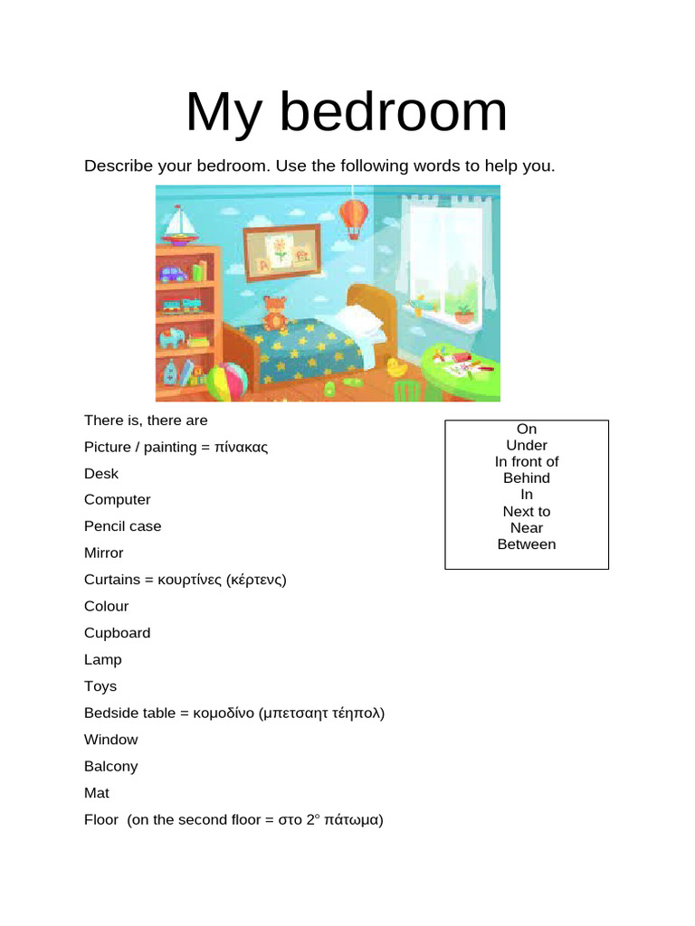 My Bedroom Pdf Furniture Interior Design