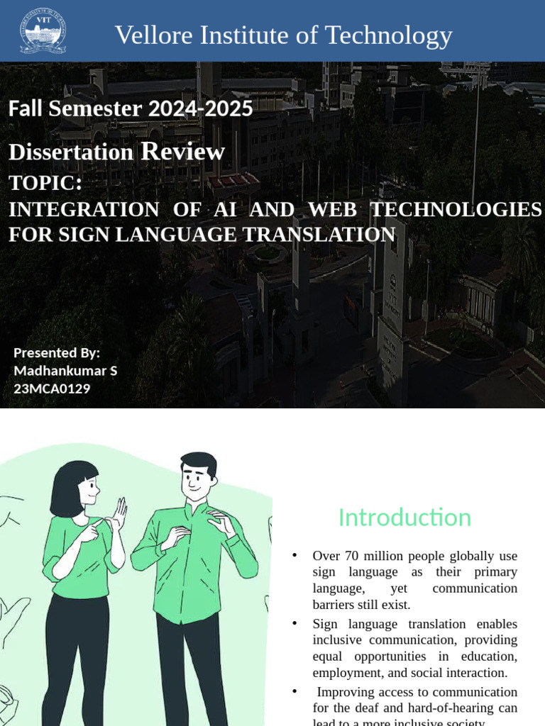 AI-Driven Sign Language Translation App | PDF | Sign Language ...
