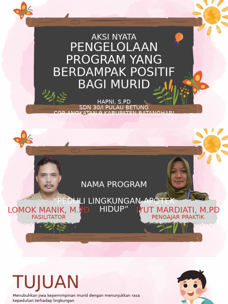Aksi Nyata Pengelolaan Program Yang Berdampak Positif Bagi Murid ...
