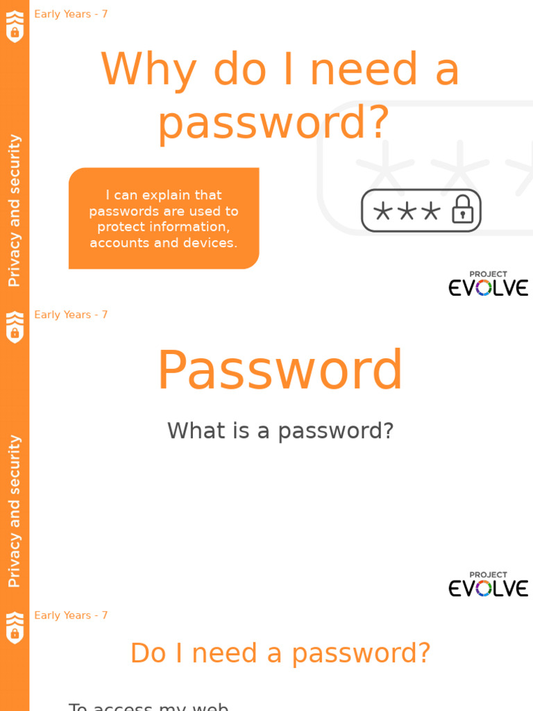 Understanding Passwords for Kids | PDF