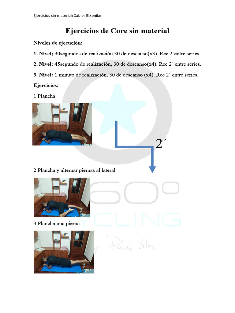 Ejercicios de Core Sin Material: Guía Completa | PDF