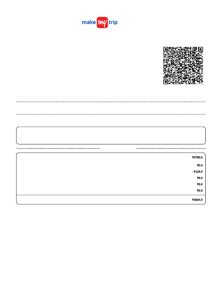 MakeMyTrip Tax Invoice for Bus Booking | PDF | Invoice | Payments