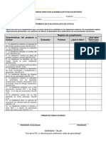 Lista Cotejo Plataforma