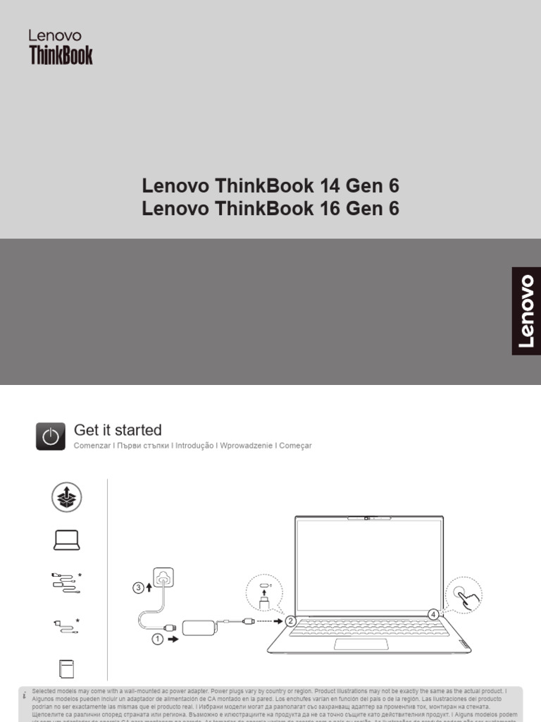 Lenovo ThinkBook 14 e 16 Gen 6: Recursos | PDF | USB | HDMI