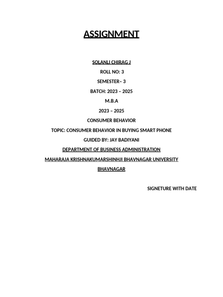 Consumer Behavior In Smartphone Purchases Pdf Smartphone Brand