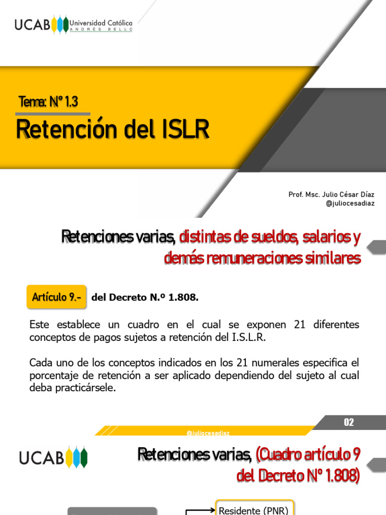 Retenciones ISLR según Decreto 1808 | PDF | Multa (pena) | Business