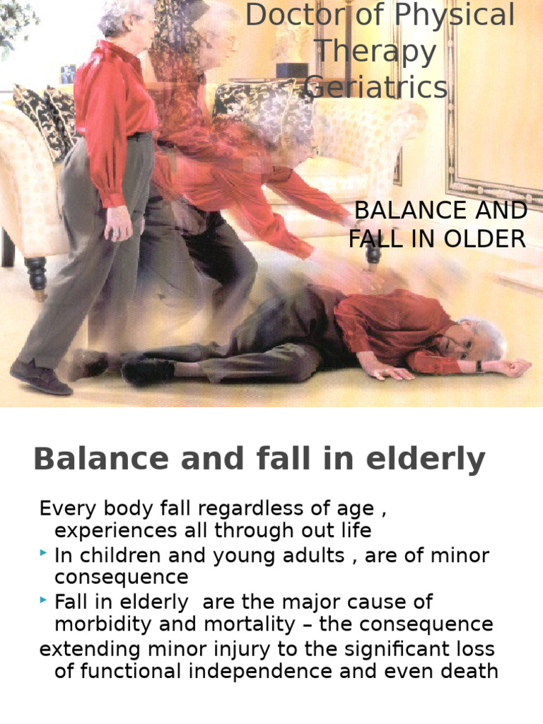 Elderly Falls: Causes and Interventions | PDF | Balance (Ability) | Vertigo