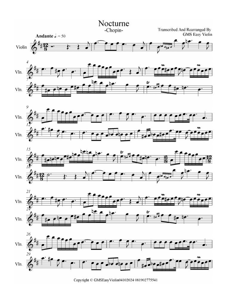 Nocturne Chopin | PDF