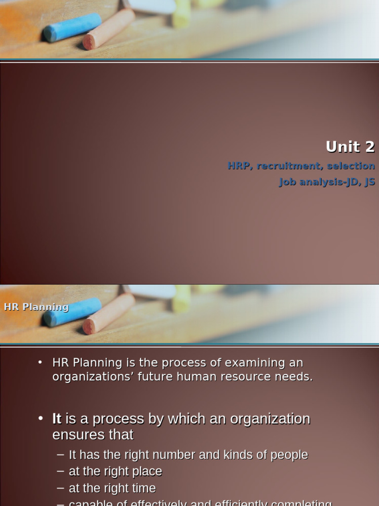 HR Planning and Recruitment Process | PDF | Human Resources | Recruitment