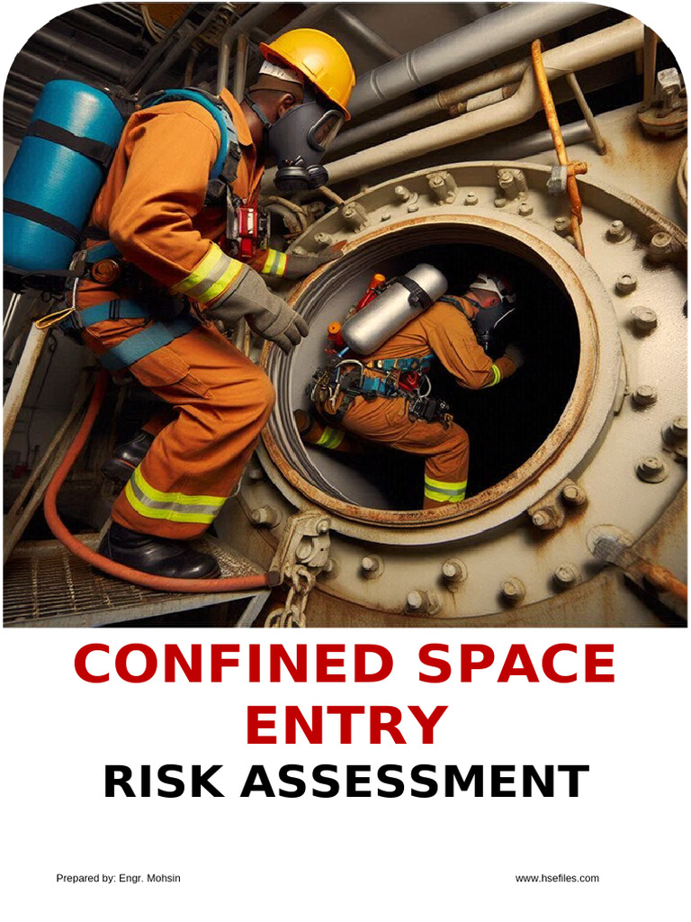 Confined Space Entry Risk Assessment-2 | PDF | Safety | Occupational ...