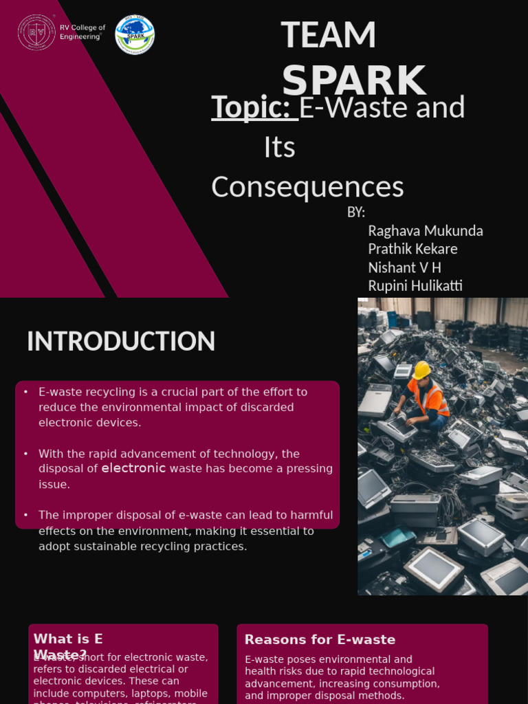 Final e Waste | PDF | Electronic Waste | Waste Management