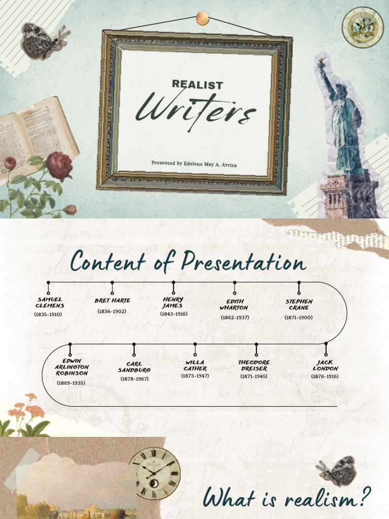 Realist Writers Unveiling Their Shocking Secret Goal - mdenail