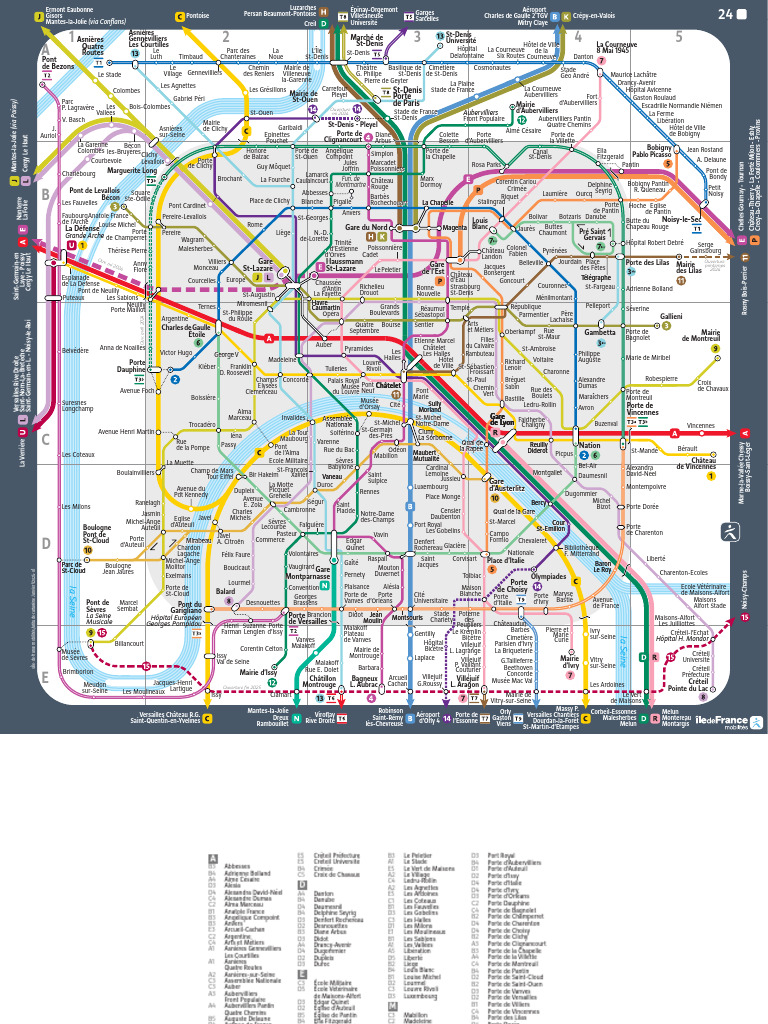 Liste des stations de métro à Paris | PDF | France | Paris
