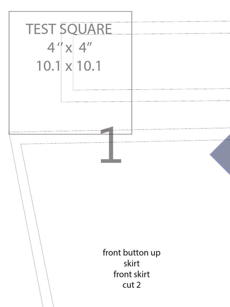 Diagonal Skirt Pattern | PDF