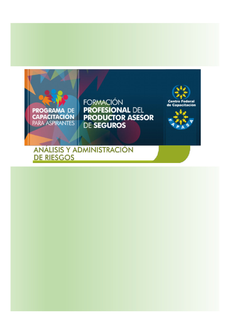 Manual De Análisis De Riesgo Pdf Valor En Riesgo Riesgo