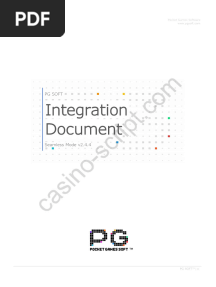 PGSoft Integration Document Seamless Mode v2.4.5