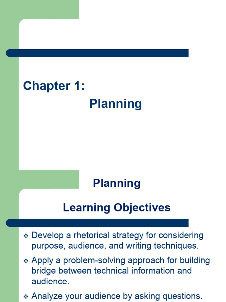 2nd Chapter Planning | PDF | Job Interview | Rhetoric