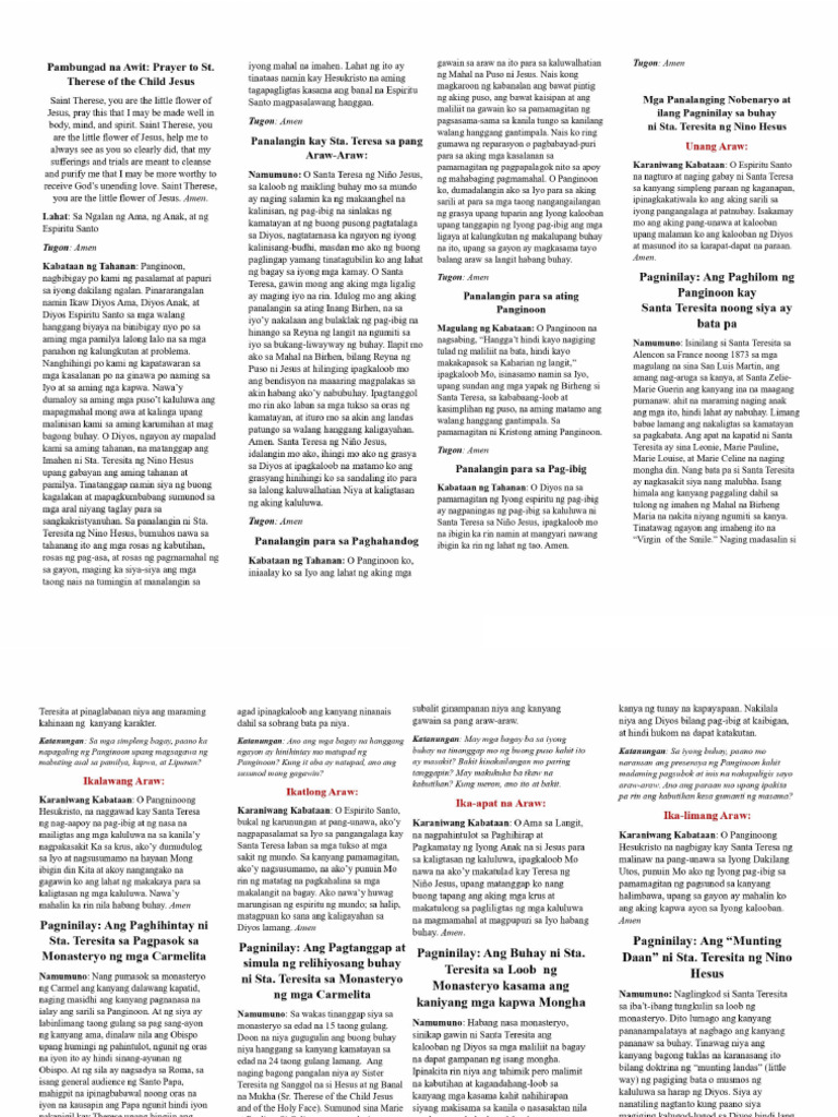 Novena Prayers Revised Pdf