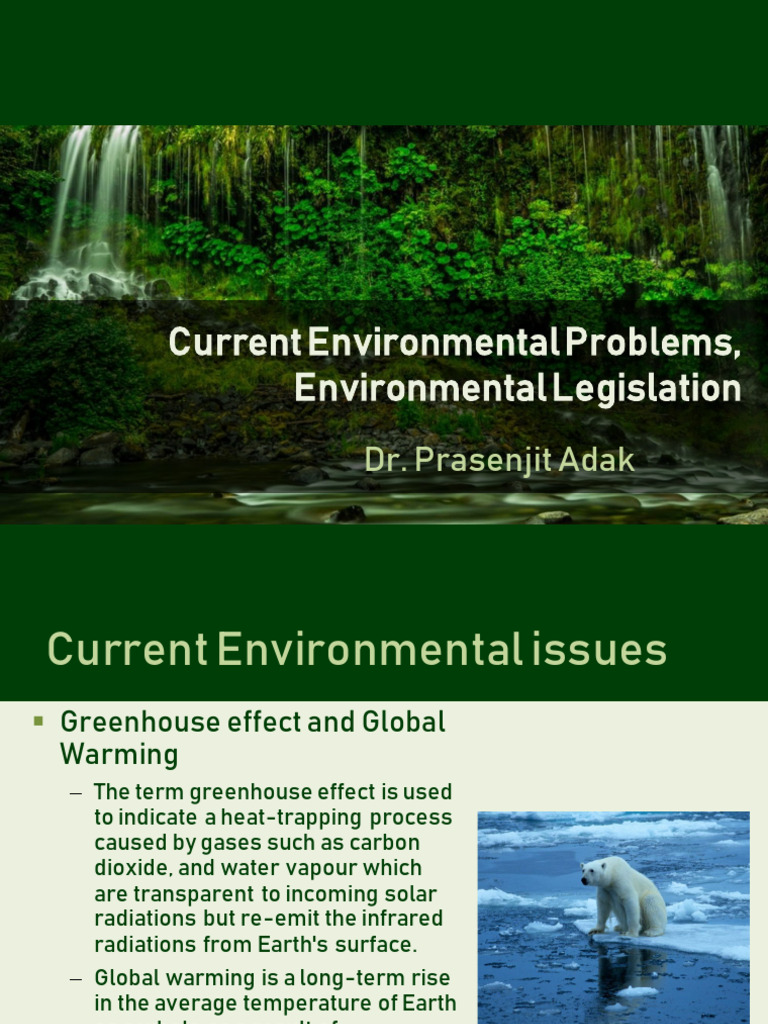 Environmental Issues & Legislation | PDF | Greenhouse Effect | Ozone ...