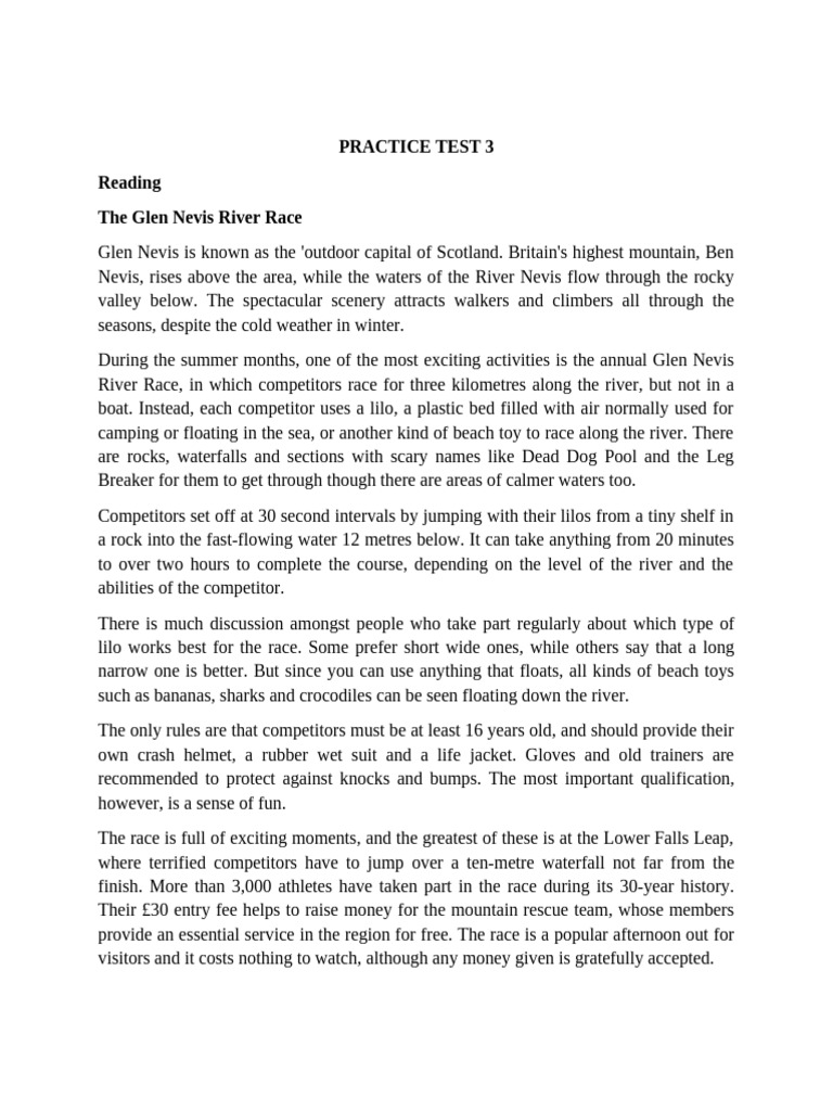 practice-test-3-reading-the-glen-nevis-river-race-pdf-river